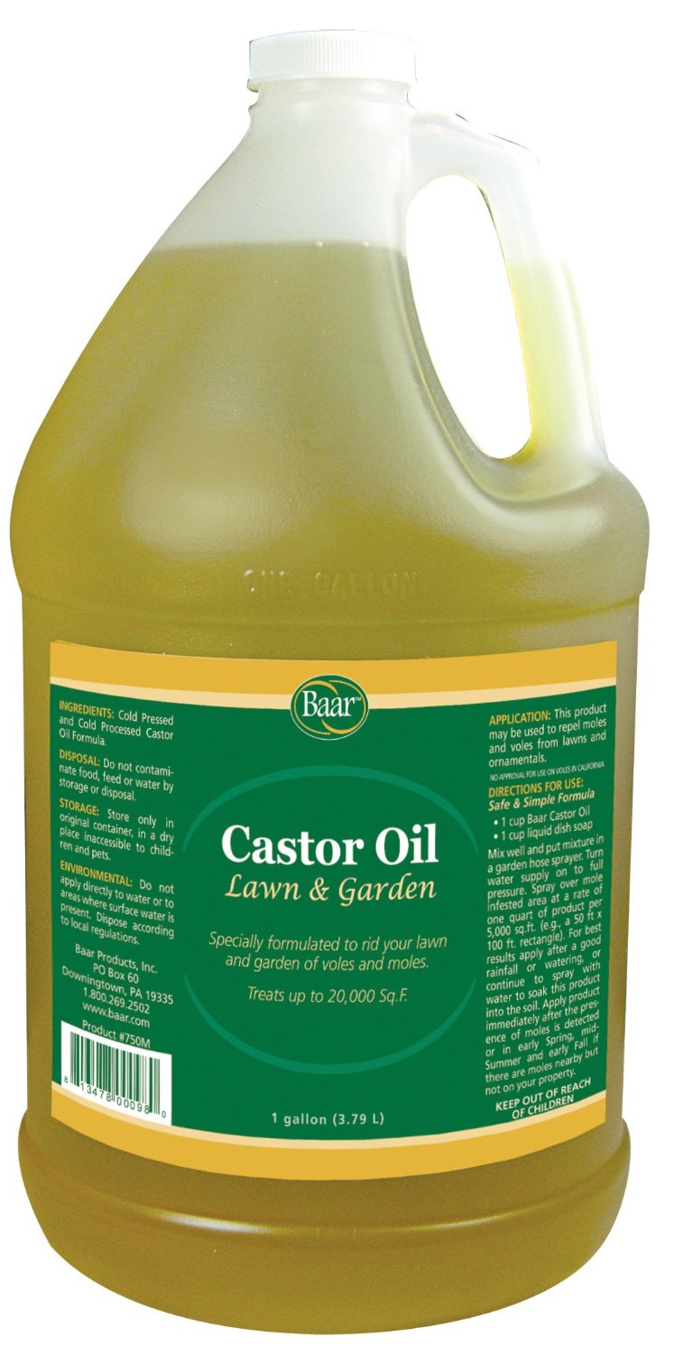Castor Oil for Lawn Moles | Pest Repeller Center